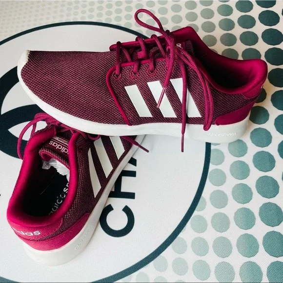 adidas | Shoes | Adidas Womens Cloudfoam Qt Racer 2 Comfortable Running  Shoes Size 6 | Poshmark